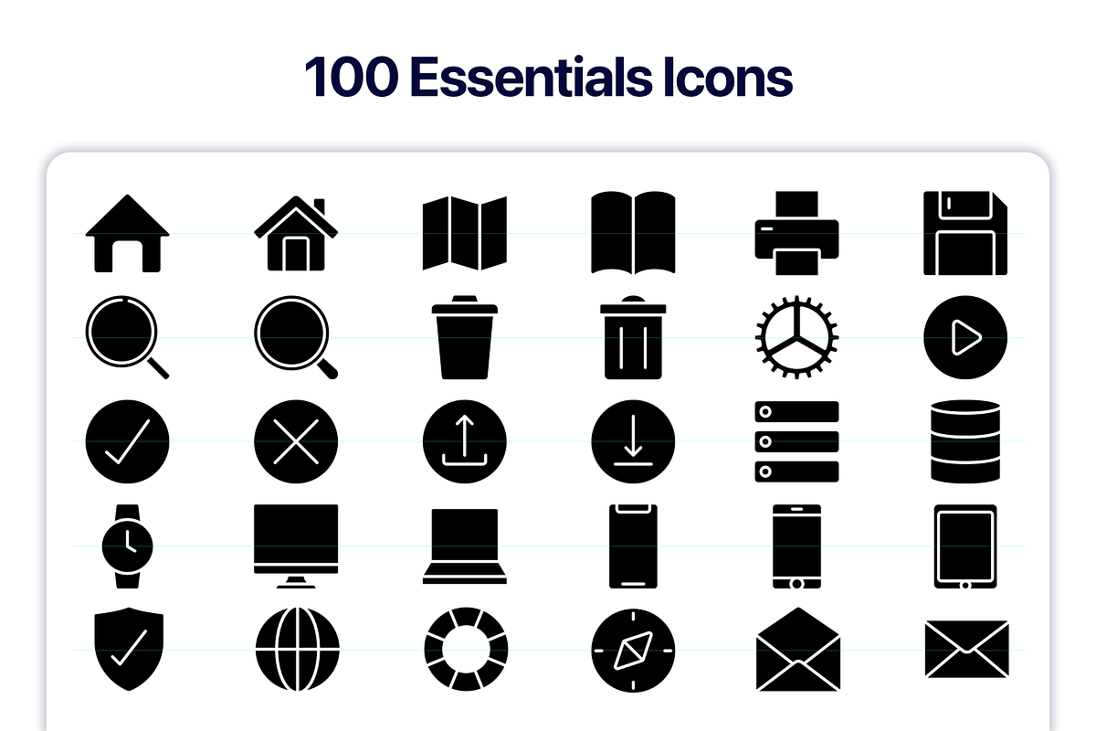 JuicyIcons Glyph Bundle:13,000 Icons, an Outline Icon by Juicy Icons (Photo 6 of 11)