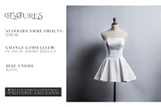 Women's Strapless Mini Dress Mockups, a Product Mockup by mock-ups (Thumbnail 3 of 17)