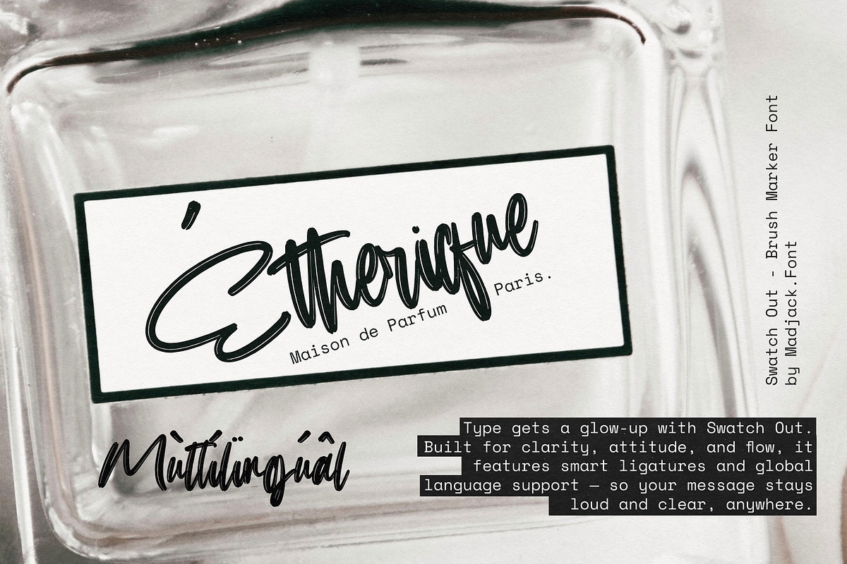 Swatch Out, a Script Font by Madjack.font (Photo 7 of 11)