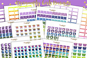 80 Page Rainbow Printable Stickers, a Graphic by Dragonfly Girls Designs (Thumbnail 5 of 9)