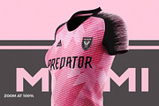 Women's Soccer Kit Mockup - Angle, an Apparel Mockup by thedesignshark (Thumbnail 3 of 12)