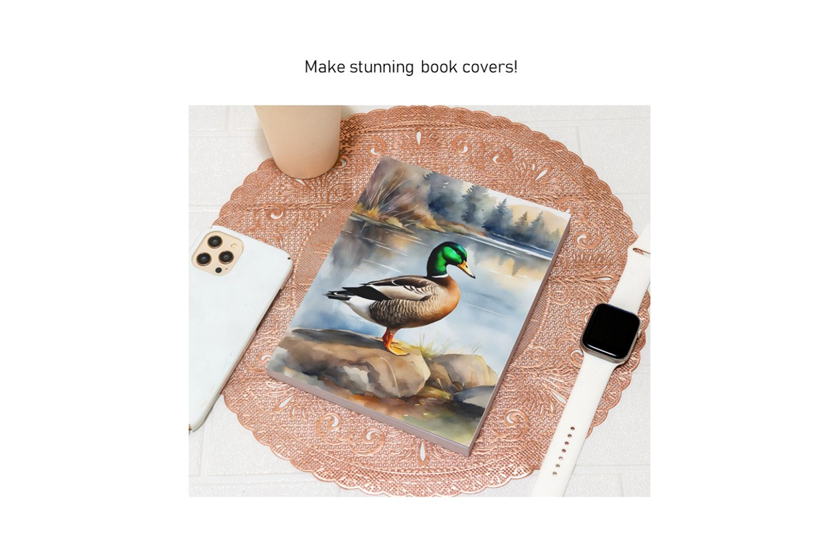 Watercolor Duck Pond Set 1, an Animal Illustration by Kat's Artful Creations (Photo 7 of 9)