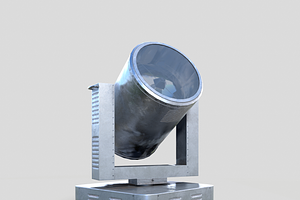 RIGED Search Light 3d Model