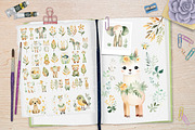 Watercolor Boho Animals, an Animal Illustration by Dazzling Art Boutique (Thumbnail 4 of 5)