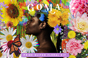 Pride Glitch Floral Collage Kit, an Object Graphic by Neon Wild (Thumbnail 1 of 12)