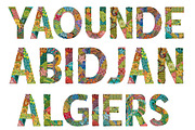 Biggest cities in Africa, an Object Graphic by Watercolor fantasy (Thumbnail 3 of 5)