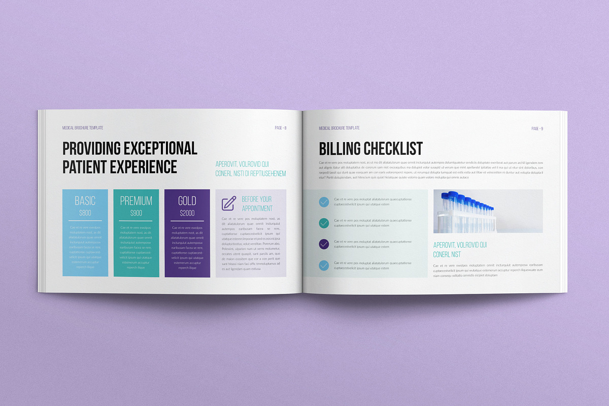 Medical Template Landscape, a Brochure Template by E-Type (Photo 4 of 7)
