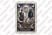 Halloween Tarot Card PNG Files, an Illustration by Sublimation Artist (Thumbnail 2 of 3)