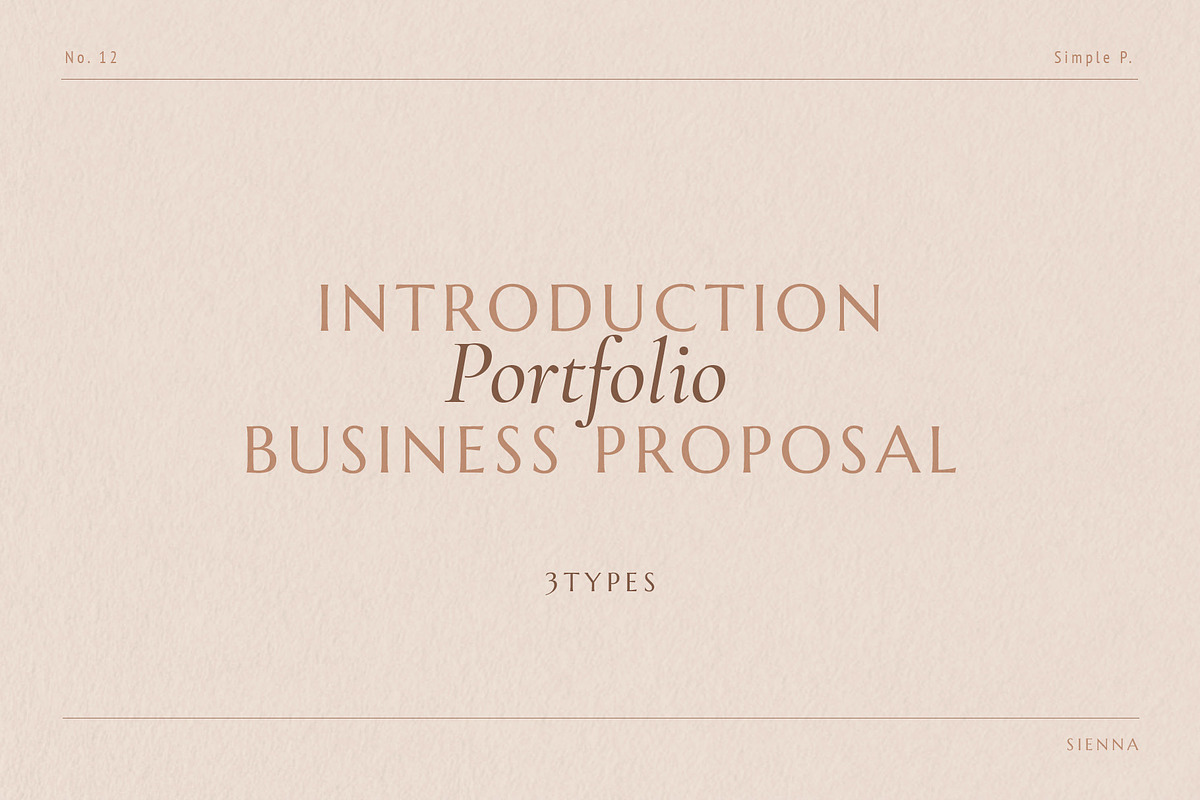 Sienna Vertical Template, a Presentation Template by Simple P. (Photo 3 of 12)