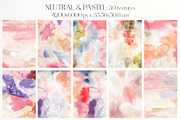 Neutral pastel background flowers, a Background Graphic by Yuliya Derbisheva (Thumbnail 9 of 17)