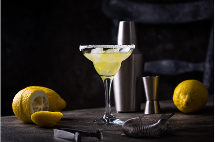 Lemon citrus Margarita or Martini, a Food & Drink Photo by Yulia Furman