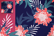 28 EPS/JPG flowers background., a Pattern Graphic by Theraphosath (Thumbnail 15 of 15)