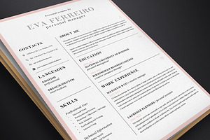 Clean Resume Template Vol.4