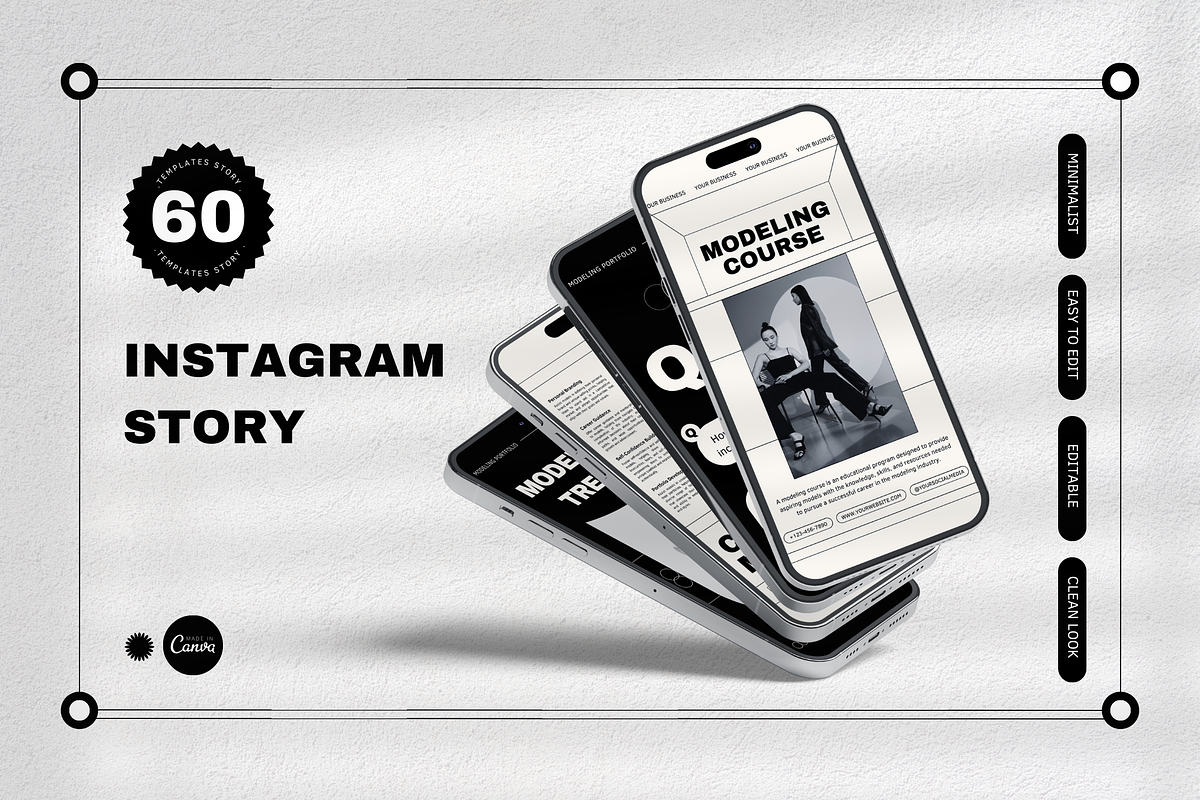 120 Modeling Portfolio Instagram, a Social Media Template by Branding Victory STD (Photo 5 of 10)