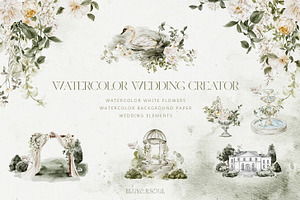watercolor wedding creator