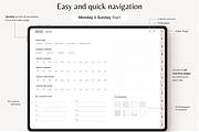 PLR Digital Planner 2025, Keynote, a Design Template by Makii Templates (Thumbnail 3 of 10)