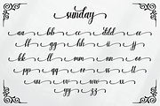 Sunday - Modern Calligraphy Font, a Script Font by Artkenza (Thumbnail 7 of 8)