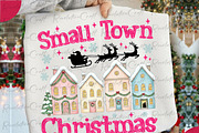 Small Town Christmas Png, Christmas, an Illustration by OK Design (Thumbnail 1 of 4)