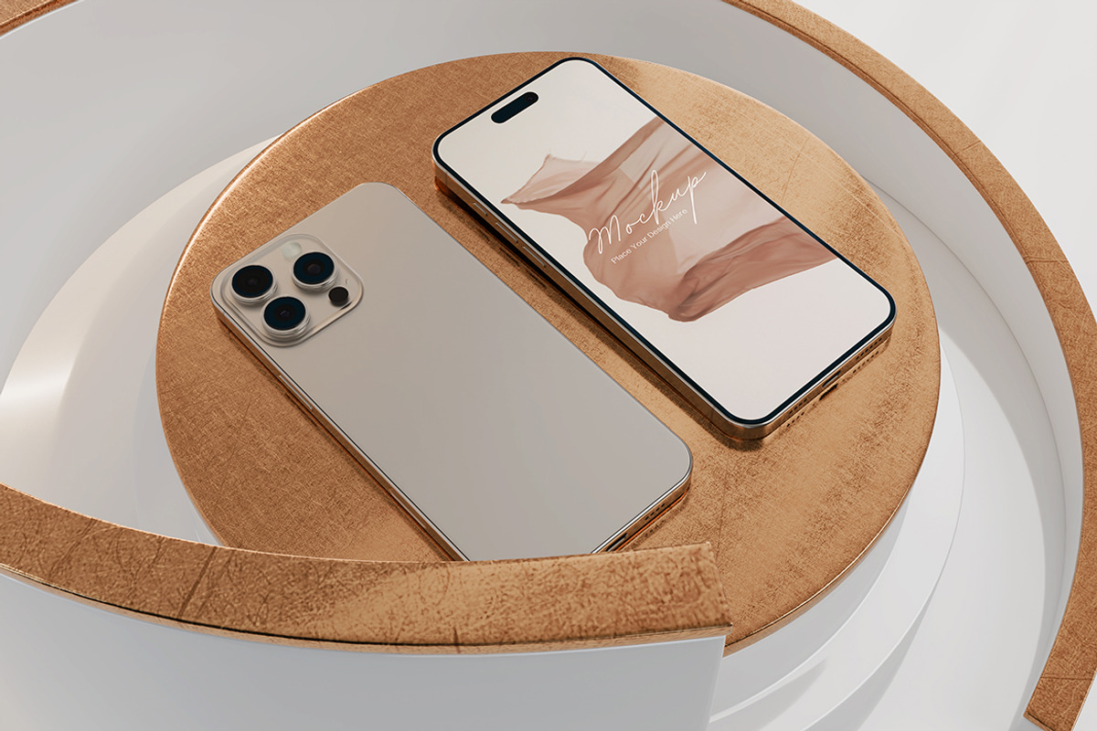 iPhone 16 Pro Mockup, a Product Mockup by MrLetters (Photo 3 of 5)