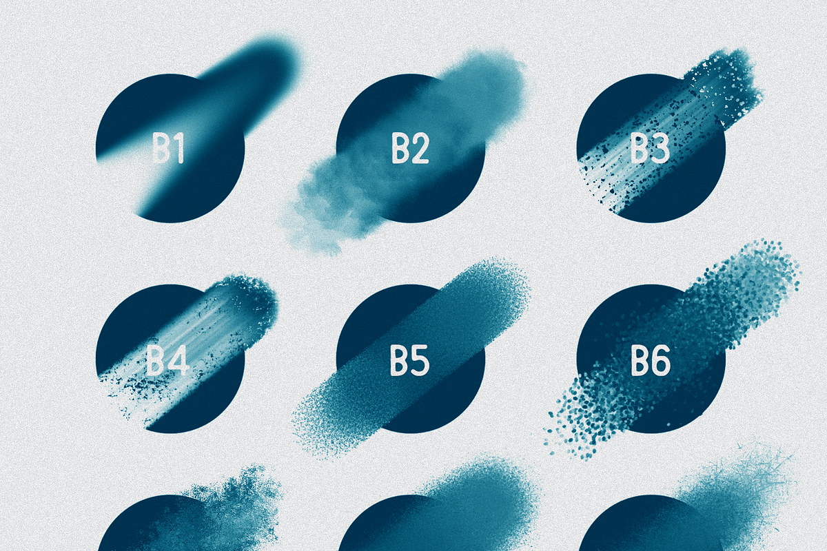 BLENDER BRUSHES FOR PROCREATE preview 4