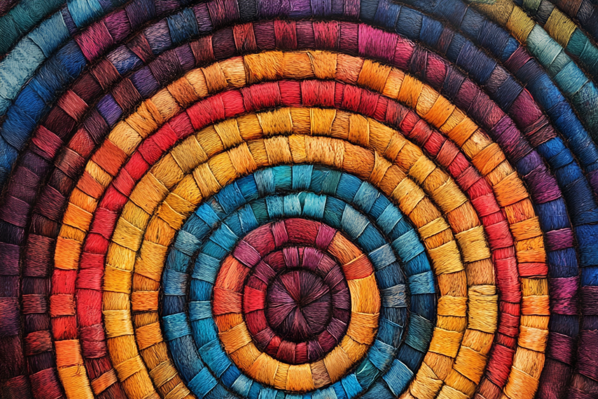 Pomo Indian Basket Pattern