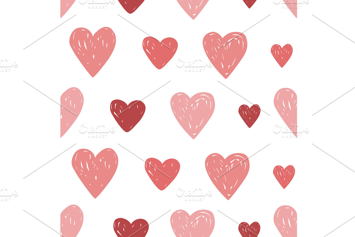 Seamless pattern with hand drawn, an Illustration by Toltemara