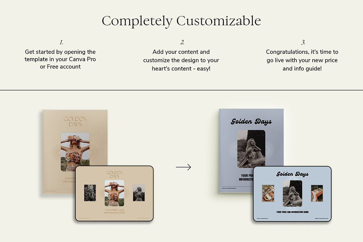Elegant | Photo Price Guide Canva, a Templates & Theme by Studio Leelou (Photo 5 of 9)