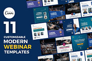 11 Webinar Canva Flyers Bundle, a Social Media Template by MK Creatives (Thumbnail 1 of 2)