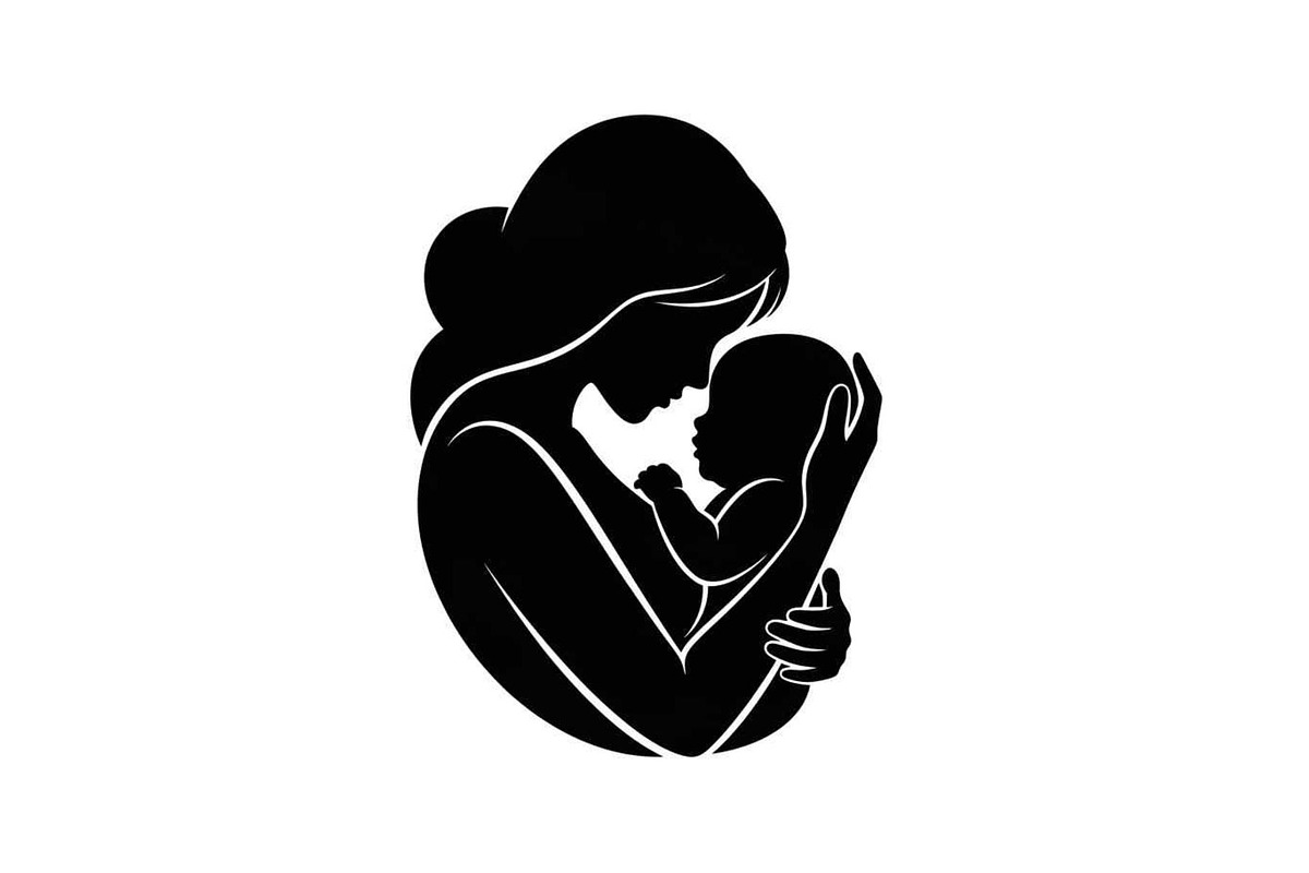 50 Mother and Baby Love Silhouette S, an Illustration by Designs_River (Photo 9 of 51)