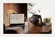 Device Mockups: MacBook iPhone iPad, a Mac Mockup by Wildfield Studio (Thumbnail 8 of 15)