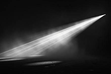 A powerful sunbeam shining through a, a Photo by LOGOCREATIVE