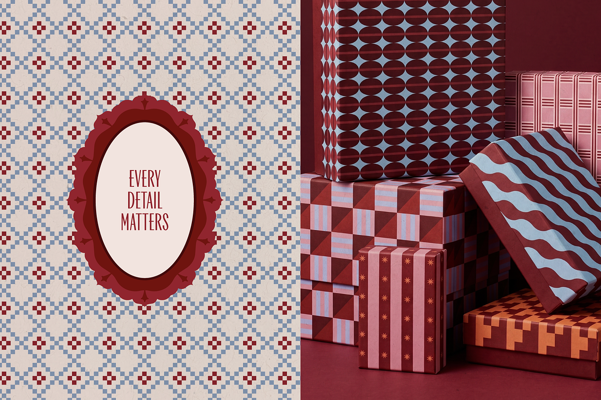 Geometric Patterns & Vector Frames, a Pattern Graphic by venimo (Photo 11 of 14)