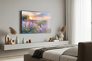 Lavender Field Watercolor Art, a Background Graphic by Floraphoria (Thumbnail 12 of 13)
