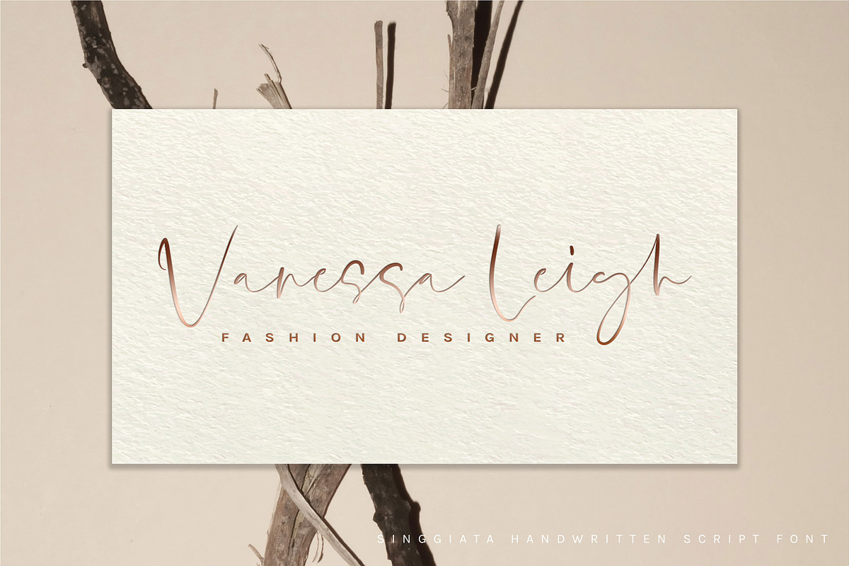 Singgiata Handwritten Font preview 8