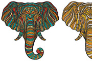 Vector elephant set, an Animal Illustration by IreneArt illustrations (Thumbnail 4 of 8)
