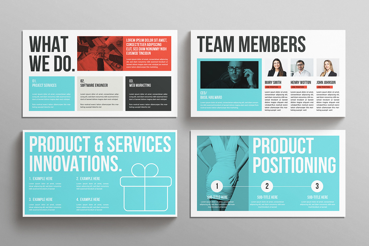 Marketing Plan Presentation Template, a Presentation Template by E-Type (Photo 3 of 5)