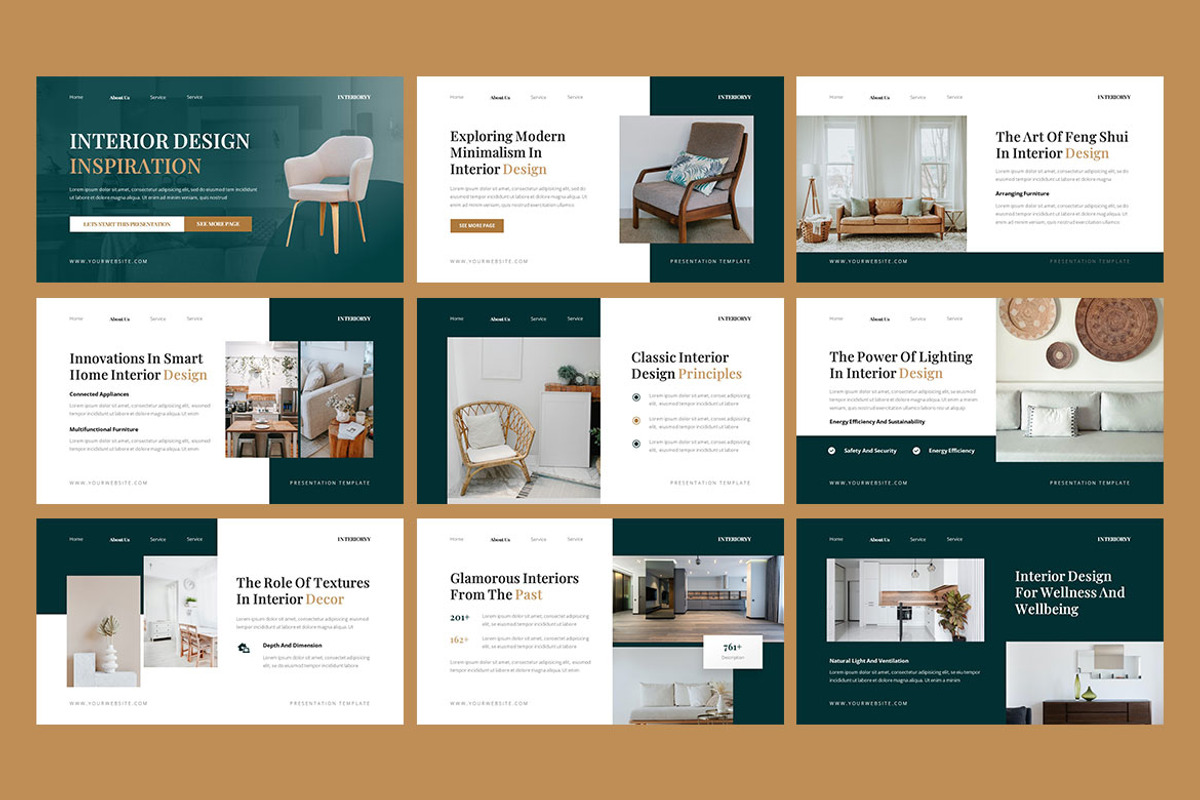 Interior - Modern Design Presentatio, a Presentation Template by Haidezign (Photo 2 of 4)