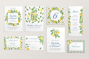 Lemons Wedding Suite, an Invitation Template by Corina Moscu (Thumbnail 1 of 5)