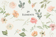 Soft Coral, Pink and White Flowers, an Illustration by Graphic Blue Bird (Thumbnail 4 of 6)
