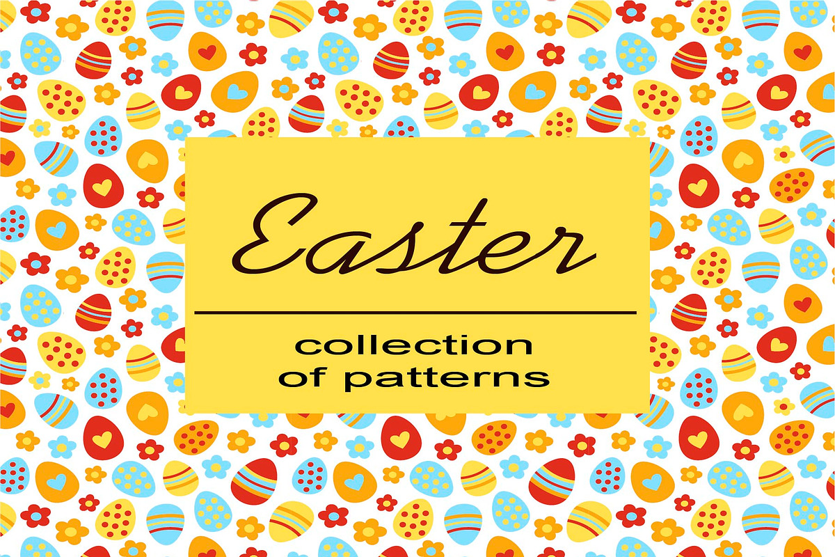 Easter Patterns Collection, a Pattern Graphic by Ola-la-la (Photo 1 of 5)