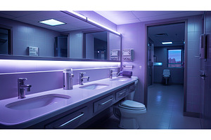 bacteria uv-c lighting ai generated, a Technology Photo by pikepicture