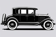Classic Vintage Car Bundle Set, an Illustration by BIPLOB EXPERT (Thumbnail 7 of 9)
