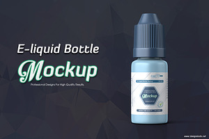 E-liquid Bottle Mockup