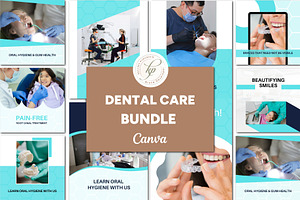 Dentist Branding Kit Canva Template