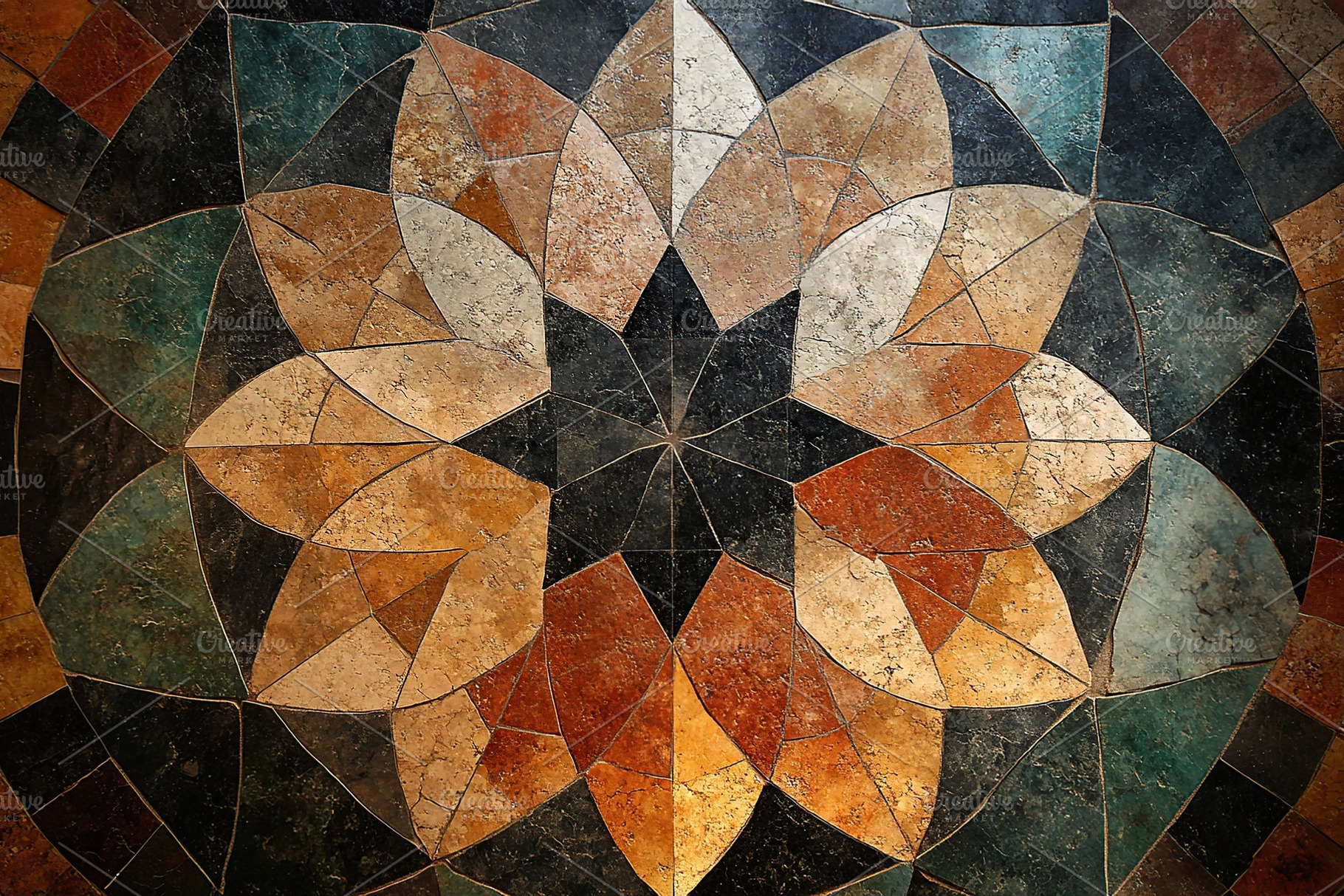 Little pieces of colorful mosaics, an Abstract Photo by AlyaAnd