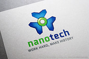 Nanotech Logo, a Branding & Logo Template by Web Design Label (Thumbnail 3 of 5)