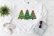 Christmas Tree Red Bow Holiday Png, an Illustration by Craft Nest (Thumbnail 4 of 6)