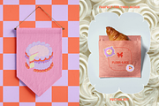 Vintage cakes, bows + BONUS patterns, a Food Illustration by My.Ordinarty (Thumbnail 4 of 11)