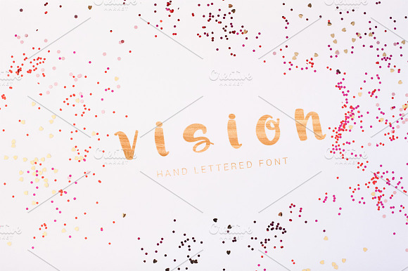 VISION Hand Lettered Font preview 7
