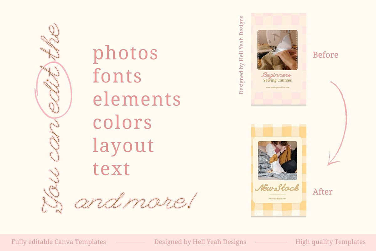 Artisan Craft Insta Story Templates, a Social Media Template by Hell Yeah Designs (Photo 9 of 9)